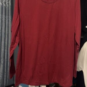 No Boundaries Maroon Long Sleeve Top
